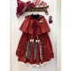 Forest Fairy Tales Red Hood In Forest Sweater Skirt JSK and OP(Reservation/2 Colours/Full Payment Without Shipping)
